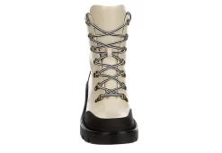 Michael By Michael Shannon Womens Natacha Lace-up Boot - Ivory -women's shoes US 01 302785 02