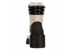 Michael By Michael Shannon Womens Natacha Lace-up Boot - Ivory -women's shoes US 01 302785 04