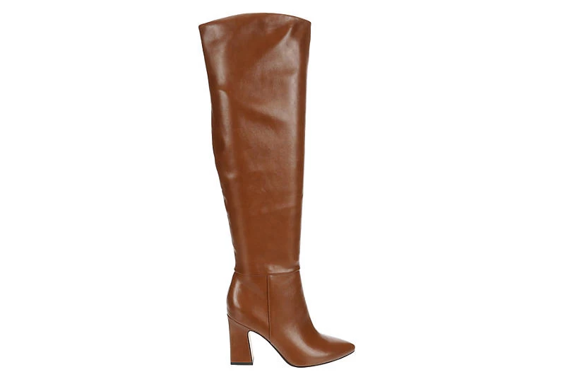 Michael By Michael Shannon Womens Camille Over The Knee Boot - Mocha 4 Michael By Michael Shannon Womens Camille Over The Knee Boot - Mocha - Image 2