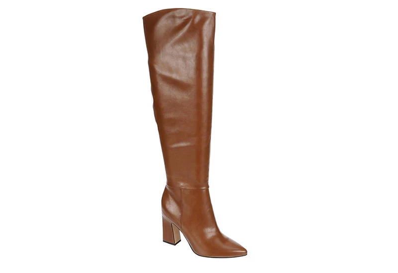 Michael By Michael Shannon Womens Camille Wide Calf Over The Knee Boot - Mocha 3 Michael By Michael Shannon Womens Camille Wide Calf Over The Knee Boot - Mocha