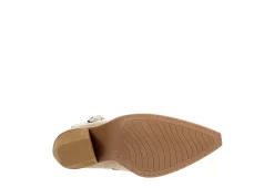 Michael By Michael Shannon Womens Dottie Western Boot - Beige -women's shoes US 01 302820 06