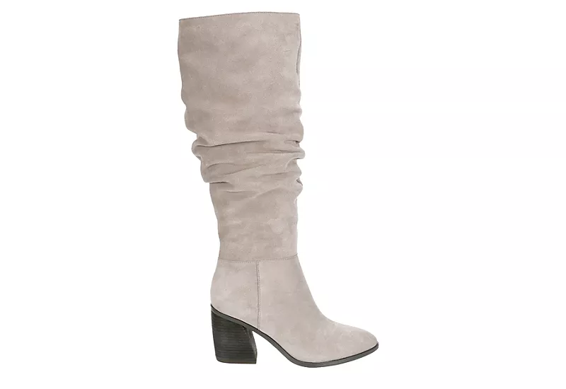 Michael By Michael Shannon Womens Millie Wide Calf Tall Boot - Grey 4 Michael By Michael Shannon Womens Millie Wide Calf Tall Boot - Grey - Image 2