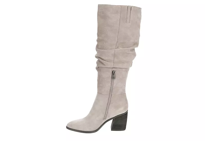 Michael By Michael Shannon Womens Millie Wide Calf Tall Boot - Grey 6 Michael By Michael Shannon Womens Millie Wide Calf Tall Boot - Grey - Image 4