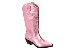 Madden Girl Womens Redford Western Boot - Pink