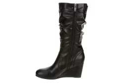 Lauren Blakwell Womens Johanna Wedge Boot - Black -women's shoes US 01 302866 03