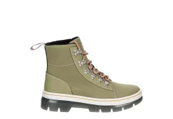 Dr. Martens Dr.martens Womens Combs Nylon Combat Boot - Olive 10 Dr. Martens Dr.martens Womens Combs Nylon Combat Boot - Olive -women's shoes US 01 302897 01