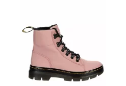 Dr. Martens Dr.martens Womens Combs Nylon Combat Boot - Pale Pink -women's shoes US 01 302906 01