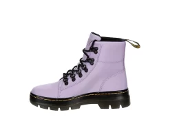 Dr. Martens Dr.martens Womens Combs Nylon Combat Boot - Lilac 12 Dr. Martens Dr.martens Womens Combs Nylon Combat Boot - Lilac -women's shoes US 01 302907 03