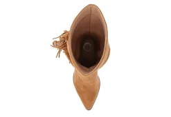 Journee Collection Womens Hartly Fringed Extra Wide Calf Dress Boot - Tan -women's shoes US 01 303185 05