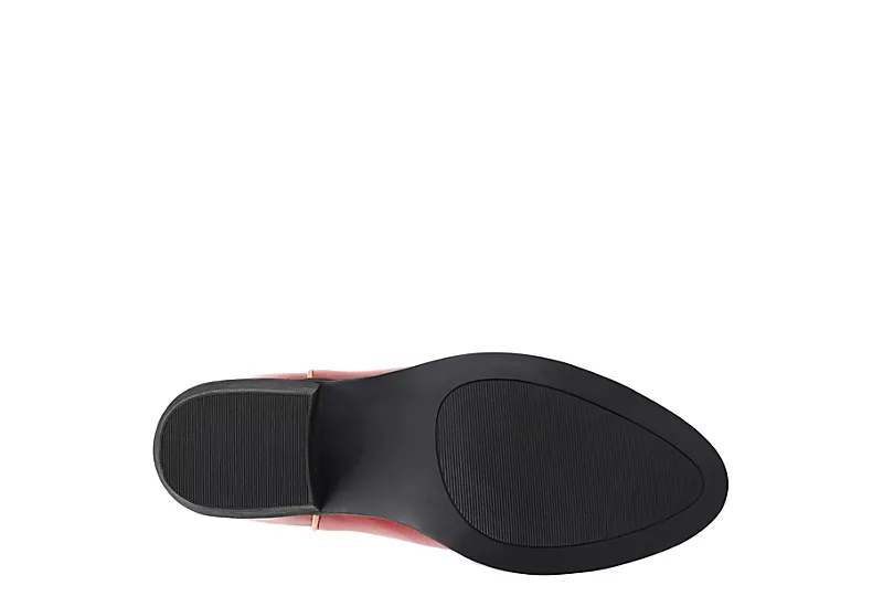 Journee Collection Womens Novva Western Ankle Boot - Red 9 Journee Collection Womens Novva Western Ankle Boot - Red - Image 7