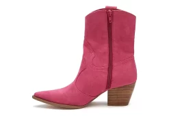 Coconuts Womens Bambi Western Boot - Bright Pink -women's shoes US 01 303496 03