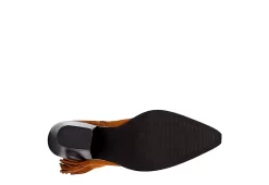 Coconuts Womens Jane Western Ankle Boot - Cognac -women's shoes US 01 303522 06