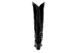 Coconuts Womens Jax Tall Western Boot - Black -women's shoes US 01 303523 04