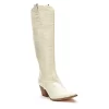 Coconuts Womens Jax Tall Western Boot - Ivory -women's shoes US 01 303524 00