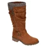 Xappeal Womens Chelsey Tall Boot - Brown 2 Xappeal Womens Chelsey Tall Boot - Brown -women's shoes US 01 340005 00