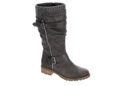 Xappeal Womens Chelsey Tall Boot - Grey