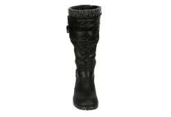 Xappeal Womens Chelsey Tall Boot - Black 11 Xappeal Womens Chelsey Tall Boot - Black -women's shoes US 01 340088 02