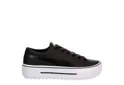 Puma Womens Kaia Platform Sneaker - Black -women's shoes US 01 400424 01
