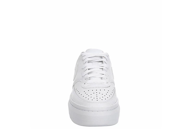 Nike Womens Court Vision Alta Sneaker - White 5 Nike Womens Court Vision Alta Sneaker - White - Image 3