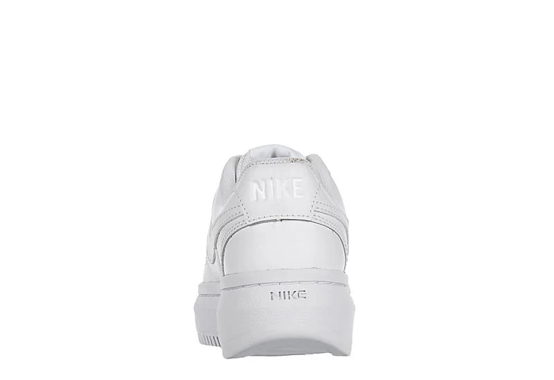Nike Womens Court Vision Alta Sneaker - White 7 Nike Womens Court Vision Alta Sneaker - White - Image 5