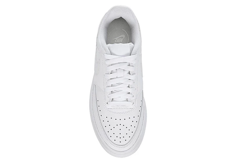 Nike Womens Court Vision Alta Sneaker - White 8 Nike Womens Court Vision Alta Sneaker - White - Image 6