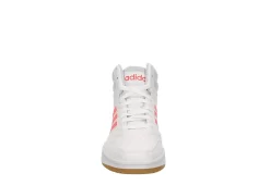 Adidas Womens Hoops 3.0 Mid Top Sneaker - White -women's shoes US 01 400745 02