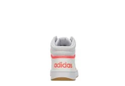 Adidas Womens Hoops 3.0 Mid Top Sneaker - White -women's shoes US 01 400745 04