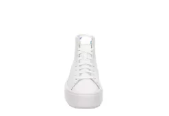 Puma Womens Kaia High Top Platform Sneaker - White -women's shoes US 01 400758 02