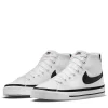 Nike Womens Court Legacy Mid Sneaker - White -women's shoes US 01 400889 00