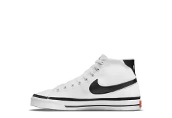 Nike Womens Court Legacy Mid Sneaker - White -women's shoes US 01 400889 02