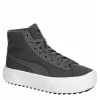 Puma Womens Kaia High Top Platform Sneaker - Dark Grey -women's shoes US 01 401233 00