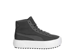 Puma Womens Kaia High Top Platform Sneaker - Dark Grey -women's shoes US 01 401233 01