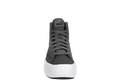 Puma Womens Kaia High Top Platform Sneaker - Dark Grey -women's shoes US 01 401233 02