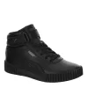 Puma Womens Carina 2.0 Mid Sneaker - Black 1 Puma Womens Carina 2.0 Mid Sneaker - Black -women's shoes US 01 401304 00
