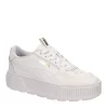 Puma Womens Karmen Rebelle Sneaker - White 2 Puma Womens Karmen Rebelle Sneaker - White -women's shoes US 01 401309 00