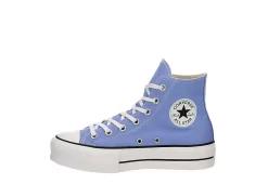 Converse Womens Chuck Taylor All Star High Top Platform Sneaker - Light Blue -women's shoes US 01 401339 03