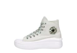 Converse Womens Chuck Taylor All Star Move High Top Sneaker - Bone -women's shoes US 01 401340 03