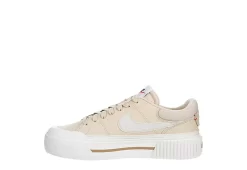 Nike Womens Court Legacy Lift Sneaker - Bone -women's shoes US 01 401378 03