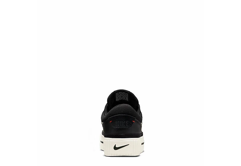 Nike Womens Court Legacy Lift Sneaker - Black 6 Nike Womens Court Legacy Lift Sneaker - Black - Image 4