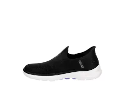 Skechers Womens Go Walk 6 Quick Fit Slip-ins Walking Shoe - Black -women's shoes US 01 401389 03