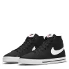 Nike Womens Court Legacy Mid Sneaker - Black 2 Nike Womens Court Legacy Mid Sneaker - Black -women's shoes US 01 401396 00
