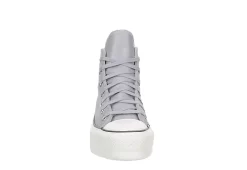 Converse Womens Chuck Taylor All Star High Top Platform Sneaker - Pale Grey -women's shoes US 01 401481 02