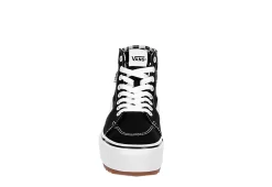 Vans Womens Filmore High Top Tapered Platform Sneaker - Black -women's shoes US 01 401517 02