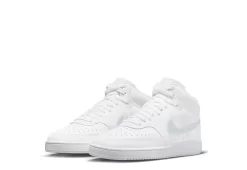Nike Womens Court Vision Mid Sneaker - White