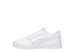 Puma Womens Carina 2.0 Charm Sneaker - White -women's shoes US 01 401669 03