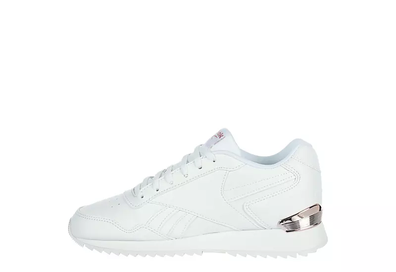 Reebok Womens Glide Ripple Clip Sneaker - White 6 Reebok Womens Glide Ripple Clip Sneaker - White - Image 4