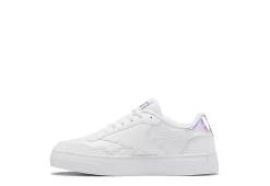 Reebok Womens Court Advance Bold Sneaker - White -women's shoes US 01 401686 02