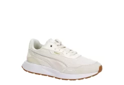 Puma Womens Runtamed Plus Marble Sneaker - Off White