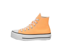 Converse Womens Chuck Taylor All Star High Top Platform Sneaker - Orange -women's shoes US 01 401714 03