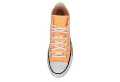 Converse Womens Chuck Taylor All Star High Top Platform Sneaker - Orange -women's shoes US 01 401714 05